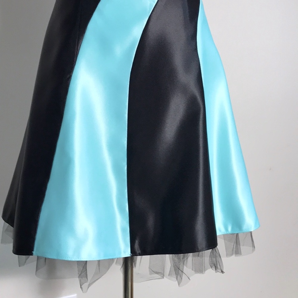 Vintage Jessica McClintock Gunne Sax Junior’s Strapless Fit & Flare Dress Sz 3/4 - Picture 3 of 8